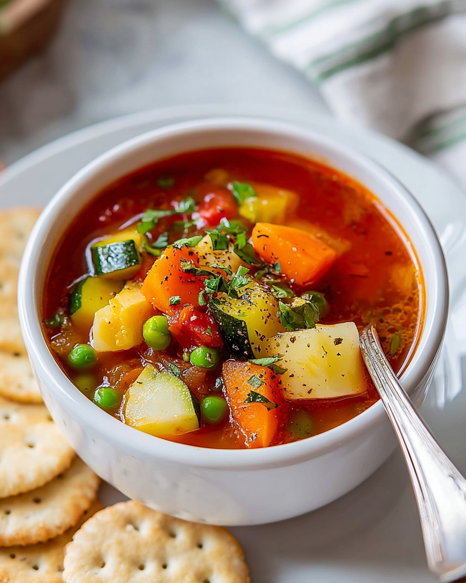 Easy Vegetable Soup Recipe for a Healthy Meal Recipe - Recipe Image