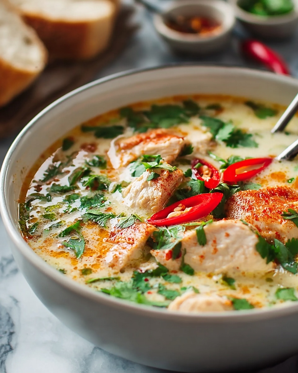 Crock Pot Creamy Chicken Parmesan Soup Recipe - Recipe Image