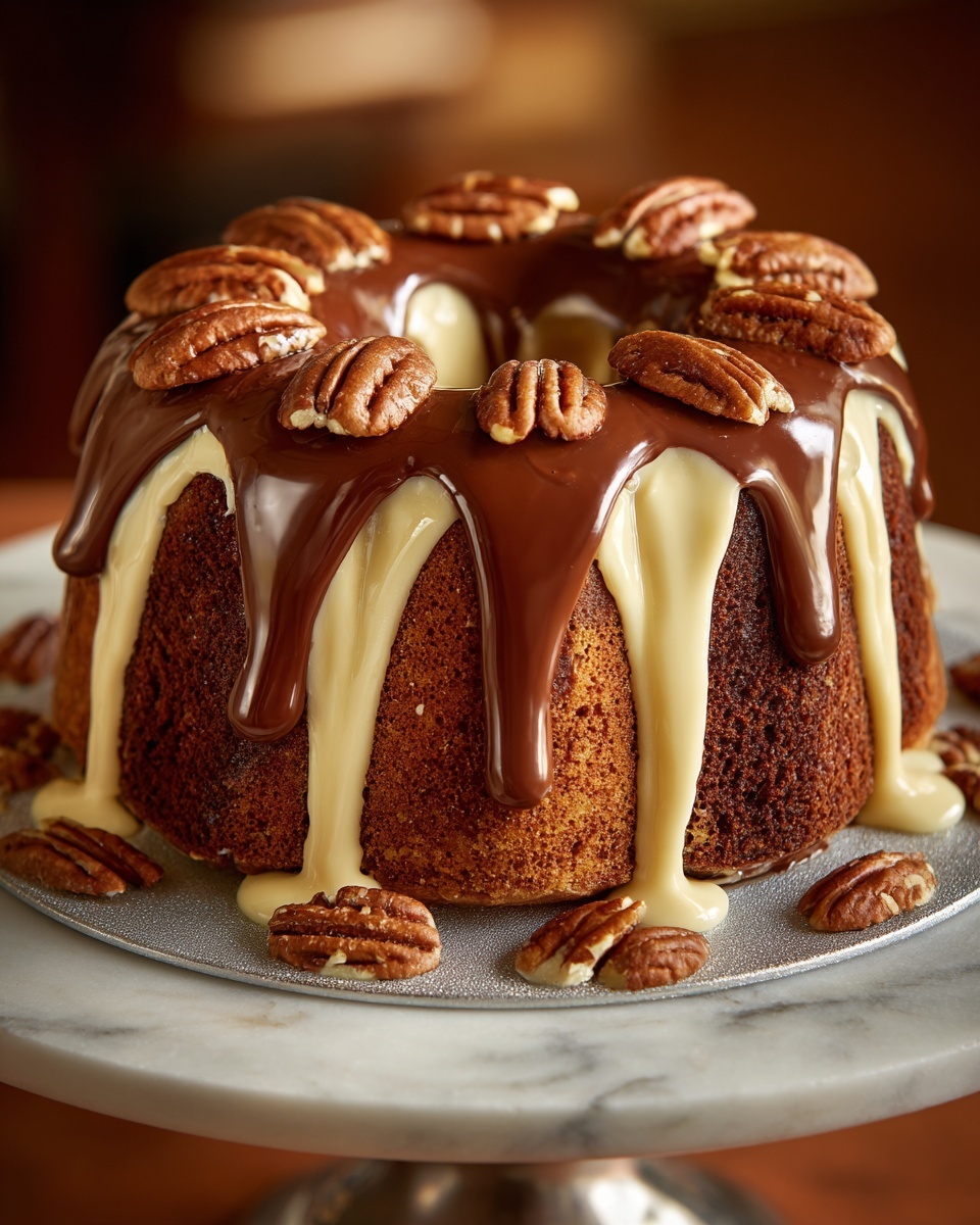 Caramel Pecan Bundt Cake Recipe - Recipe Image