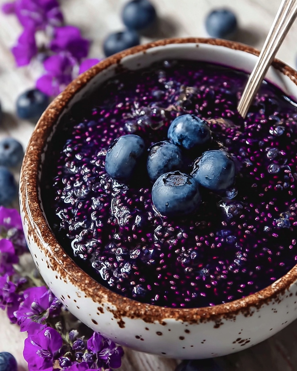 Homemade Blueberry Chia Seed Jam Recipe - Recipe Image