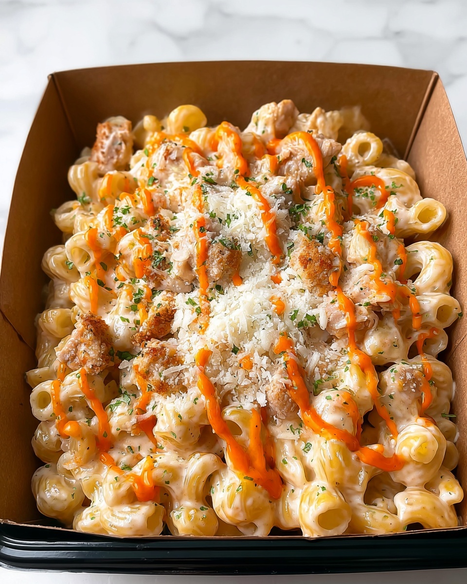 Smoked Buffalo Chicken Pasta Recipe - Recipe Image