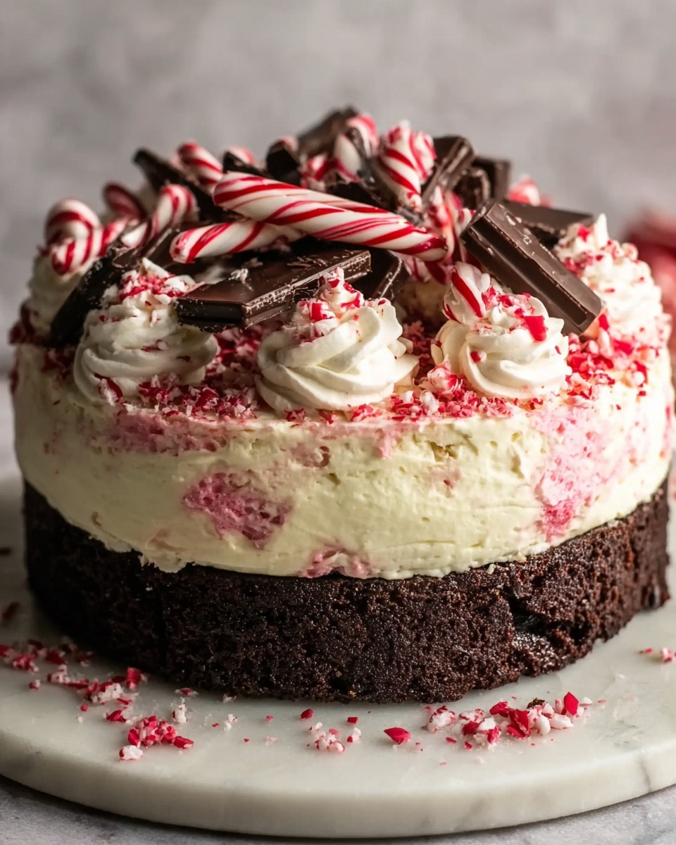 Peppermint Ice Cream Cake Recipe - Recipe Image
