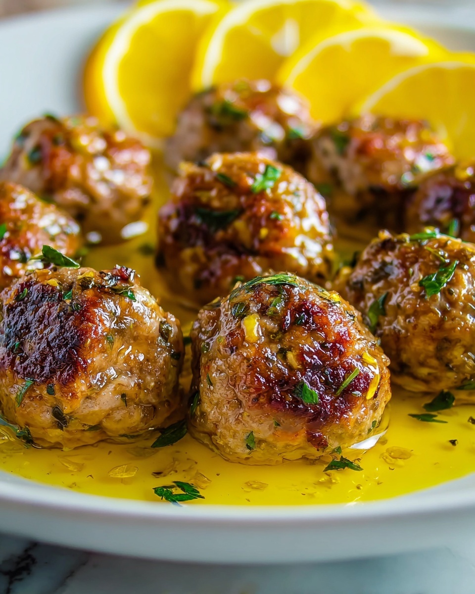 Lemon Pepper Chicken Meatballs Recipe - Recipe Image