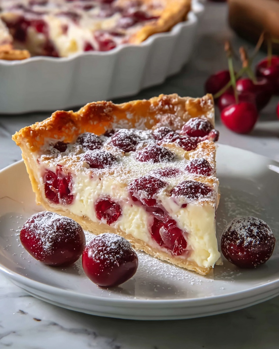 Cranberry Custard Pie Recipe - Recipe Image