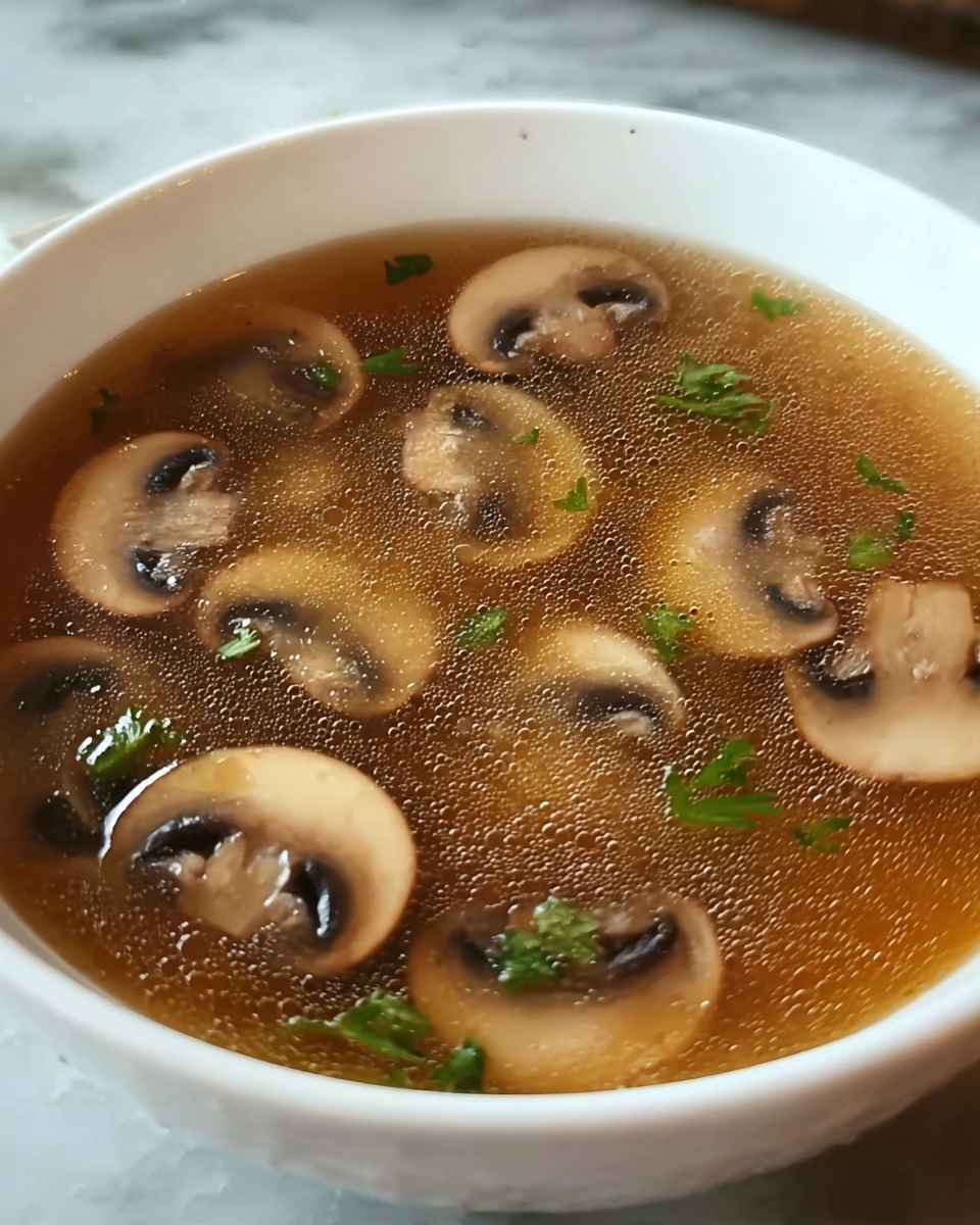 Japanese Clear Mushroom Soup Recipe - Recipe Image