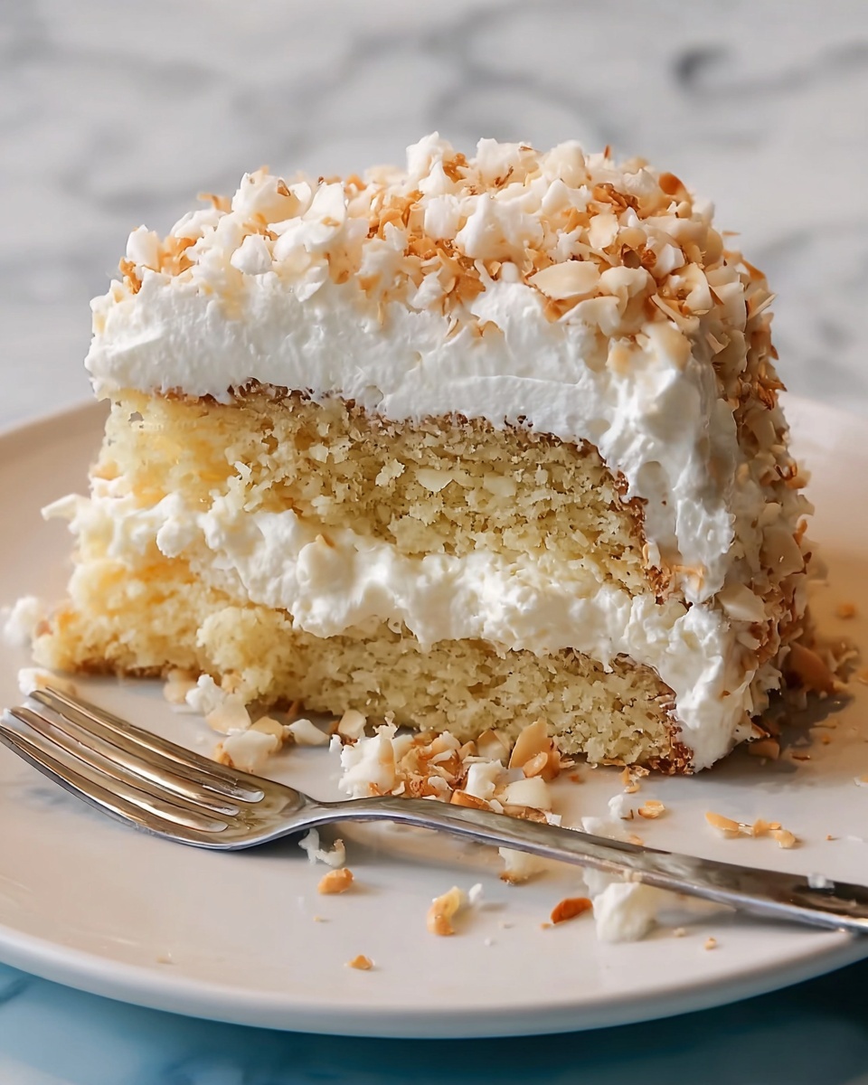 Coconut Cloud Cake Recipe - Recipe Image