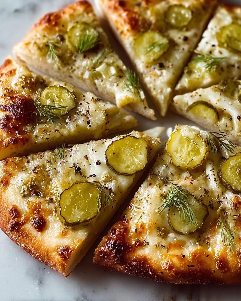 Dill Pickle Focaccia Bread Recipe - Recipe Image