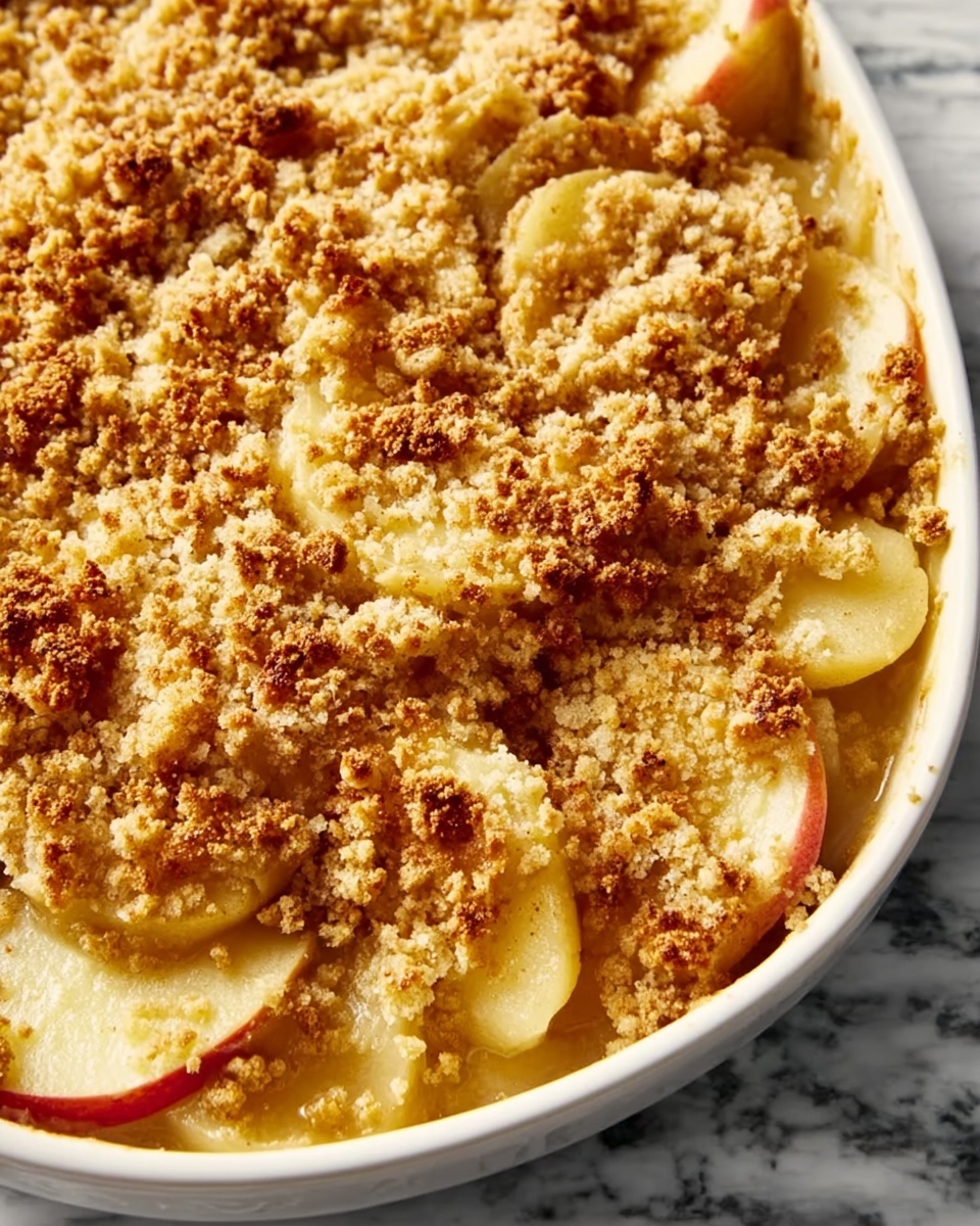 Old-Fashioned Apple and Cheese Casserole Recipe - Recipe Image