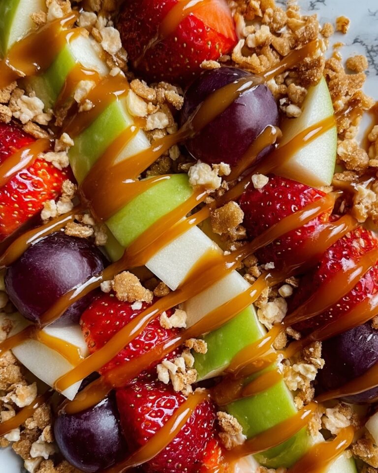 Caramel Crunch Cheesecake Fruit Salad Recipe