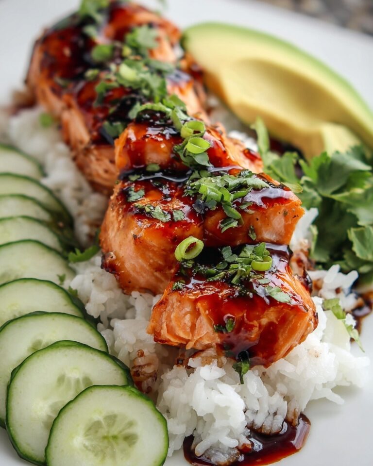 Honey Garlic Salmon Rice Bowls Recipe