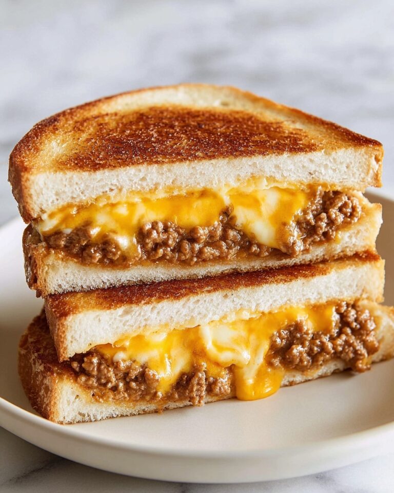 Sloppy Joe Grilled Cheese Recipe