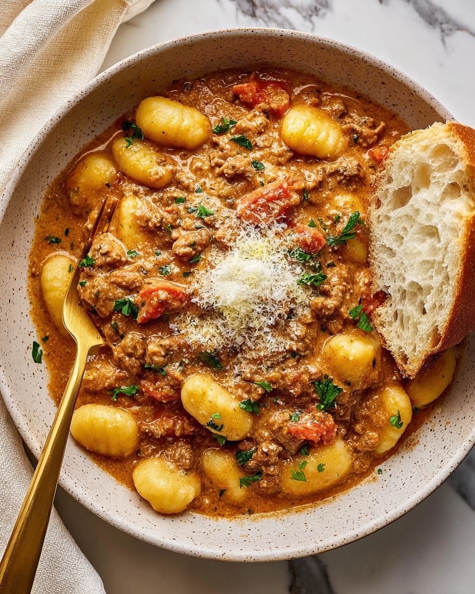 Cozy Gnocchi Bolognese Recipe - Recipe Image