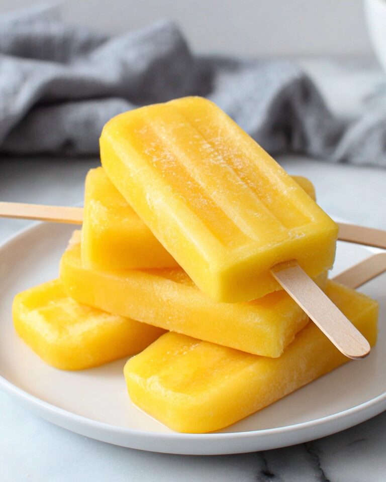 Frozen Mango Yogurt Pops Recipe