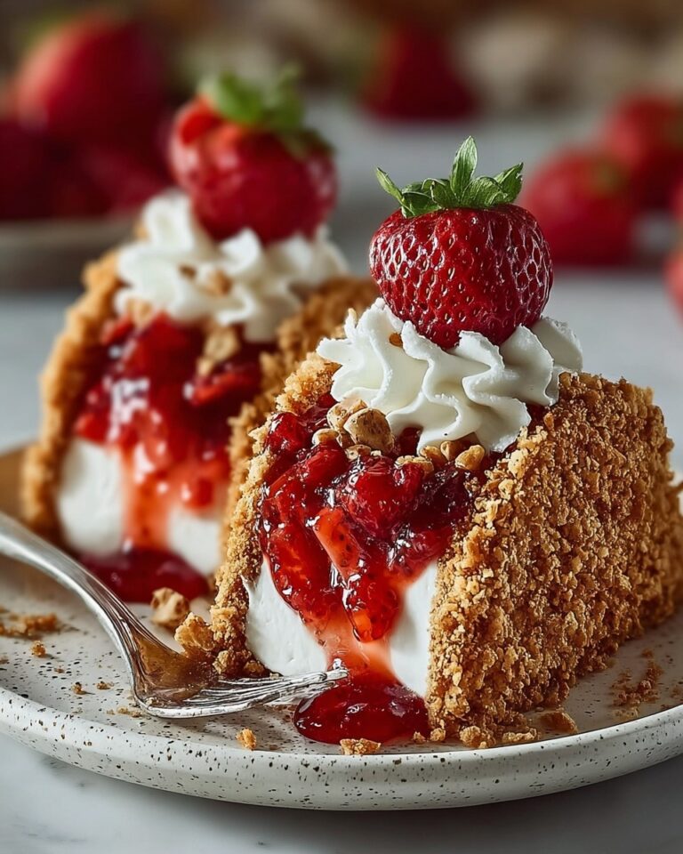 Strawberry Crunch Cheesecake Tacos Recipe