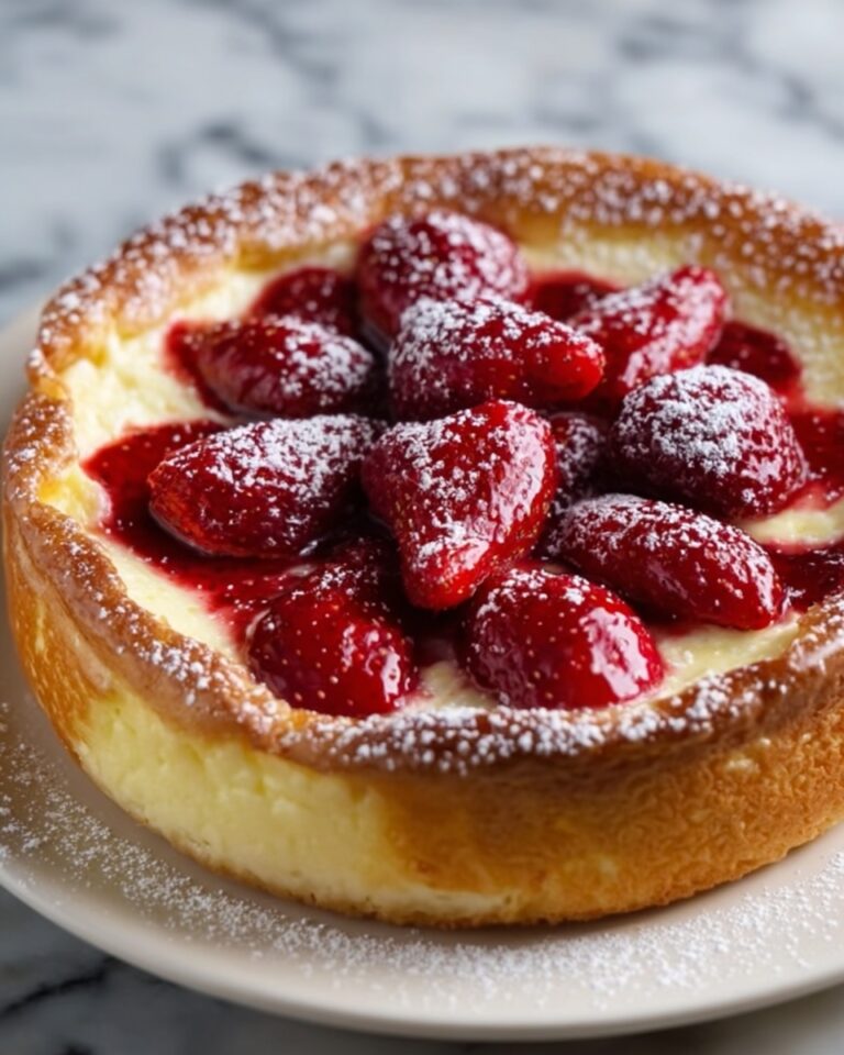 Roasted Strawberry Dutch Baby Recipe