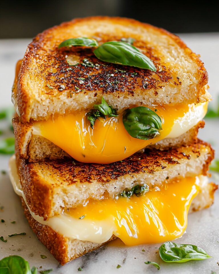 Honey Peach White Cheddar Grilled Cheese Recipe