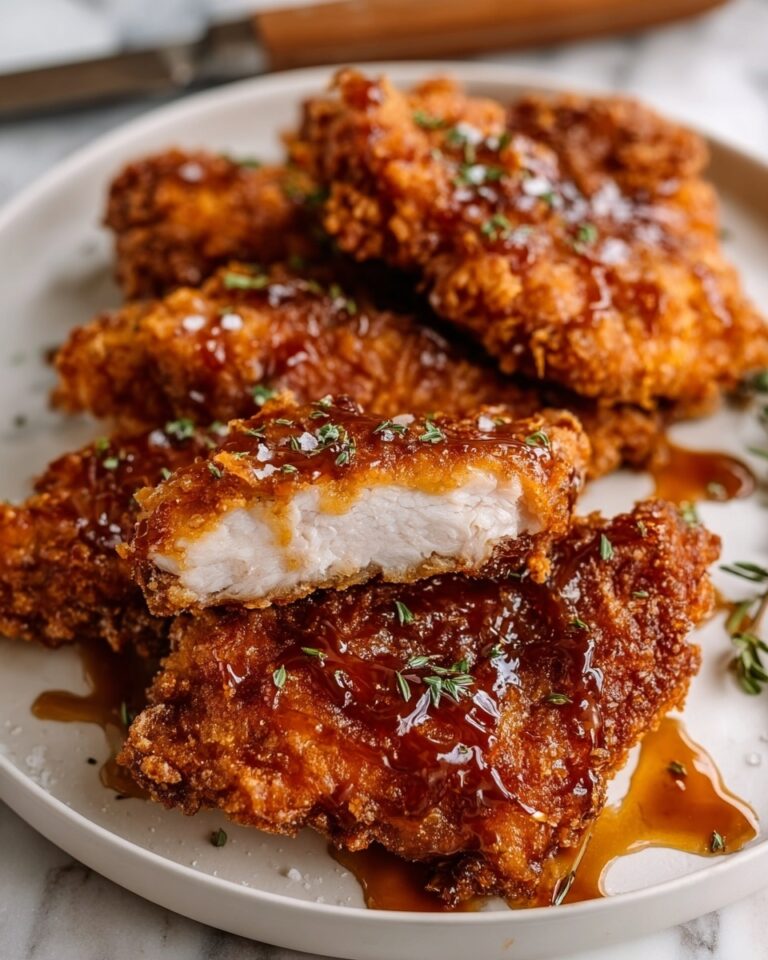 Baked Crunchy Hot Honey Chicken Recipe