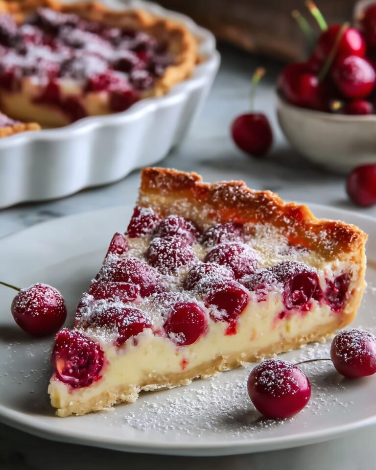 Cranberry Custard Pie Recipe