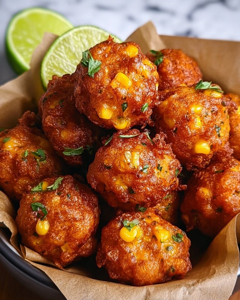 Mexican Street Corn Fritters Recipe