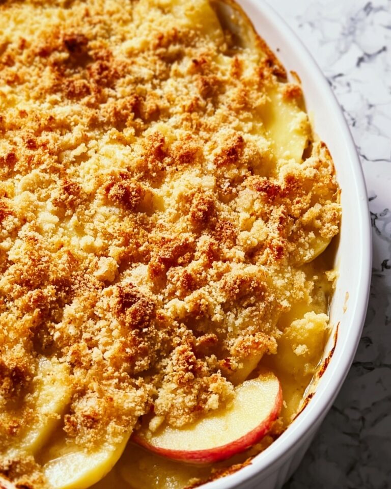 Old-Fashioned Apple and Cheese Casserole Recipe