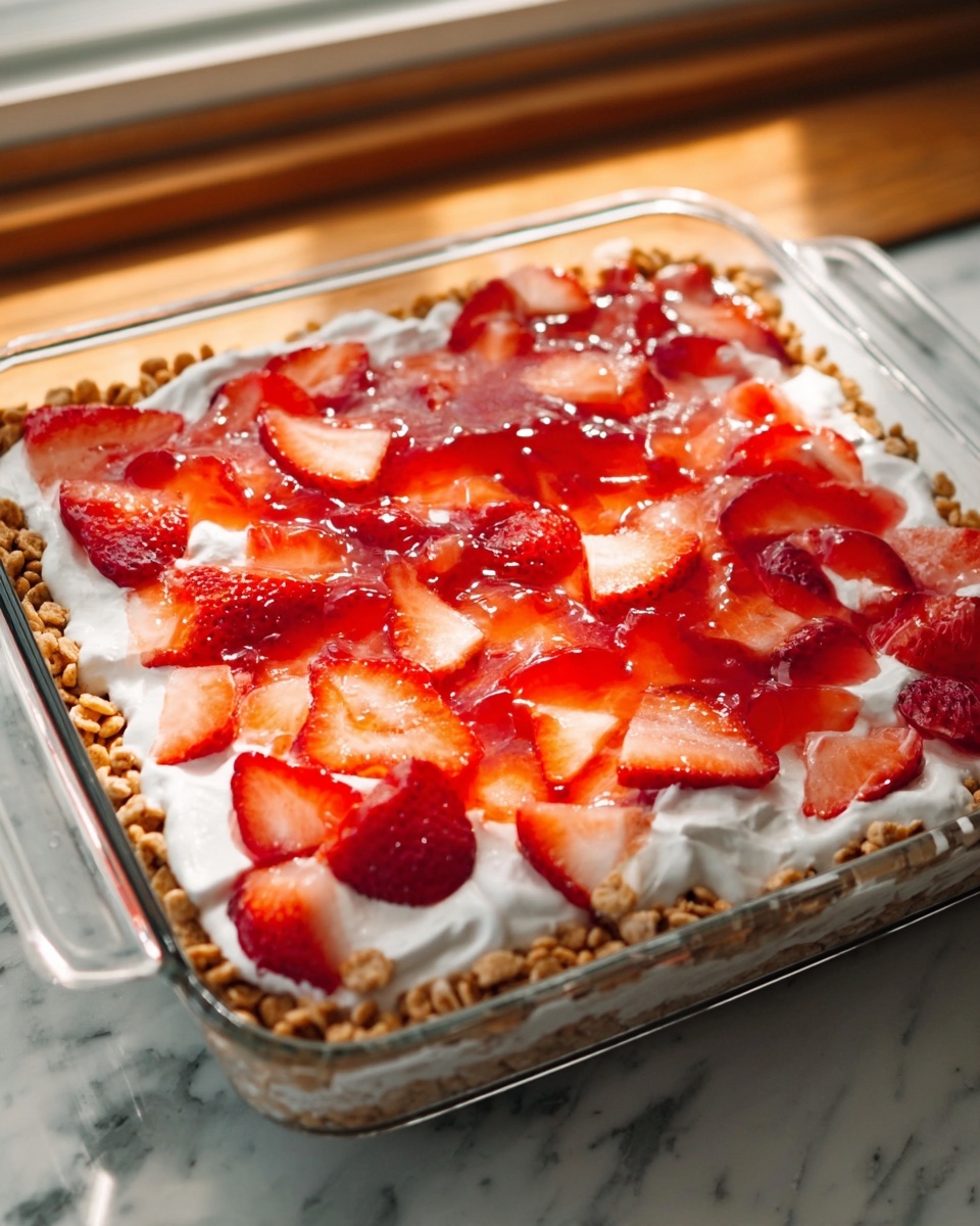 Strawberry Pretzel Salad Recipe - Recipe Image