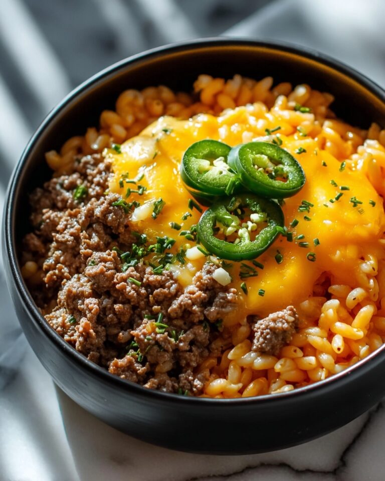 One-Pot Cheeseburger Orzo Skillet Recipe