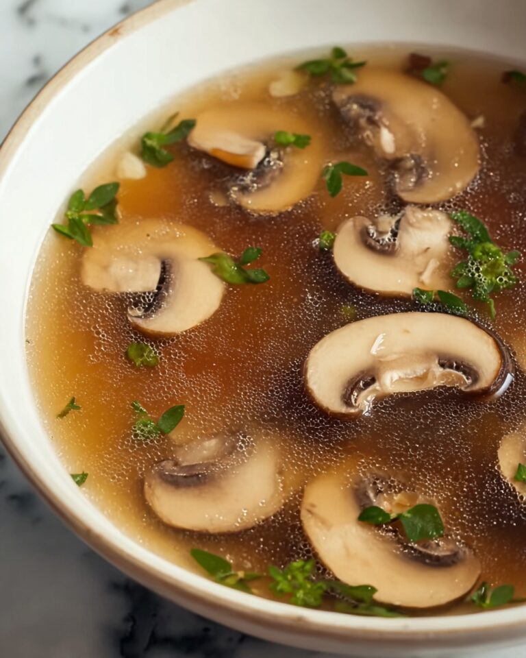 Japanese Clear Mushroom Soup Recipe