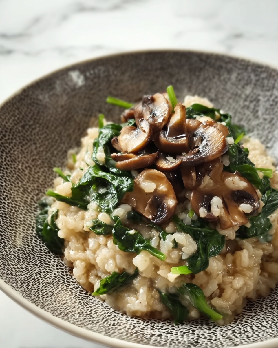 Low Carb Mushroom & Spinach Cauliflower Rice Recipe - Recipe Image