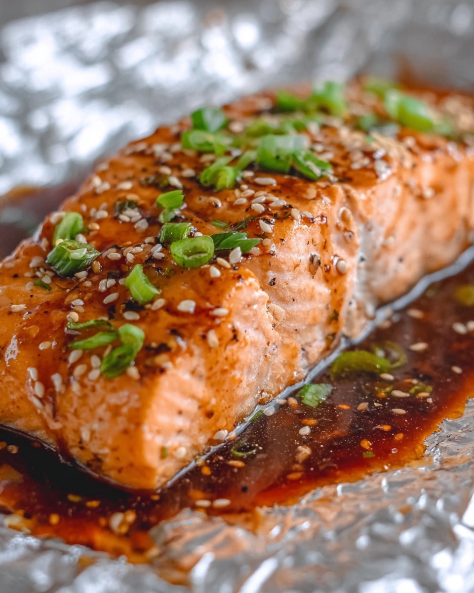 Asian Salmon in Foil Recipe - Recipe Image
