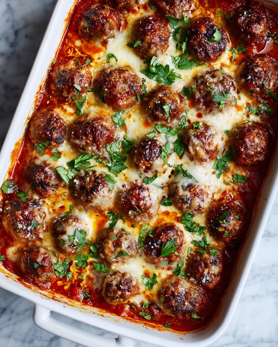 Dump and Bake Meatball Casserole Recipe - Recipe Image