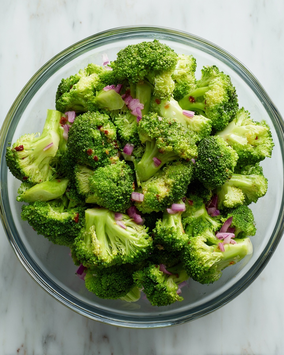Creamy Broccoli Salad with Bacon and Cheddar Recipe - Recipe Image