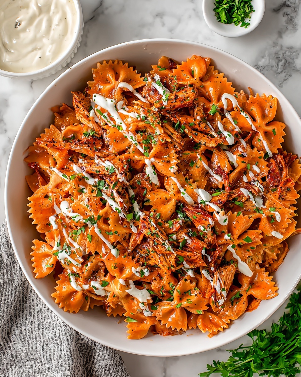 Buffalo Chicken Pasta Recipe - Recipe Image