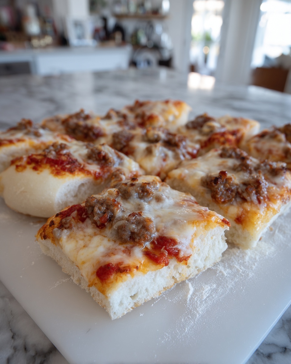 School Cafeteria-Style Pizza Recipe - Recipe Image