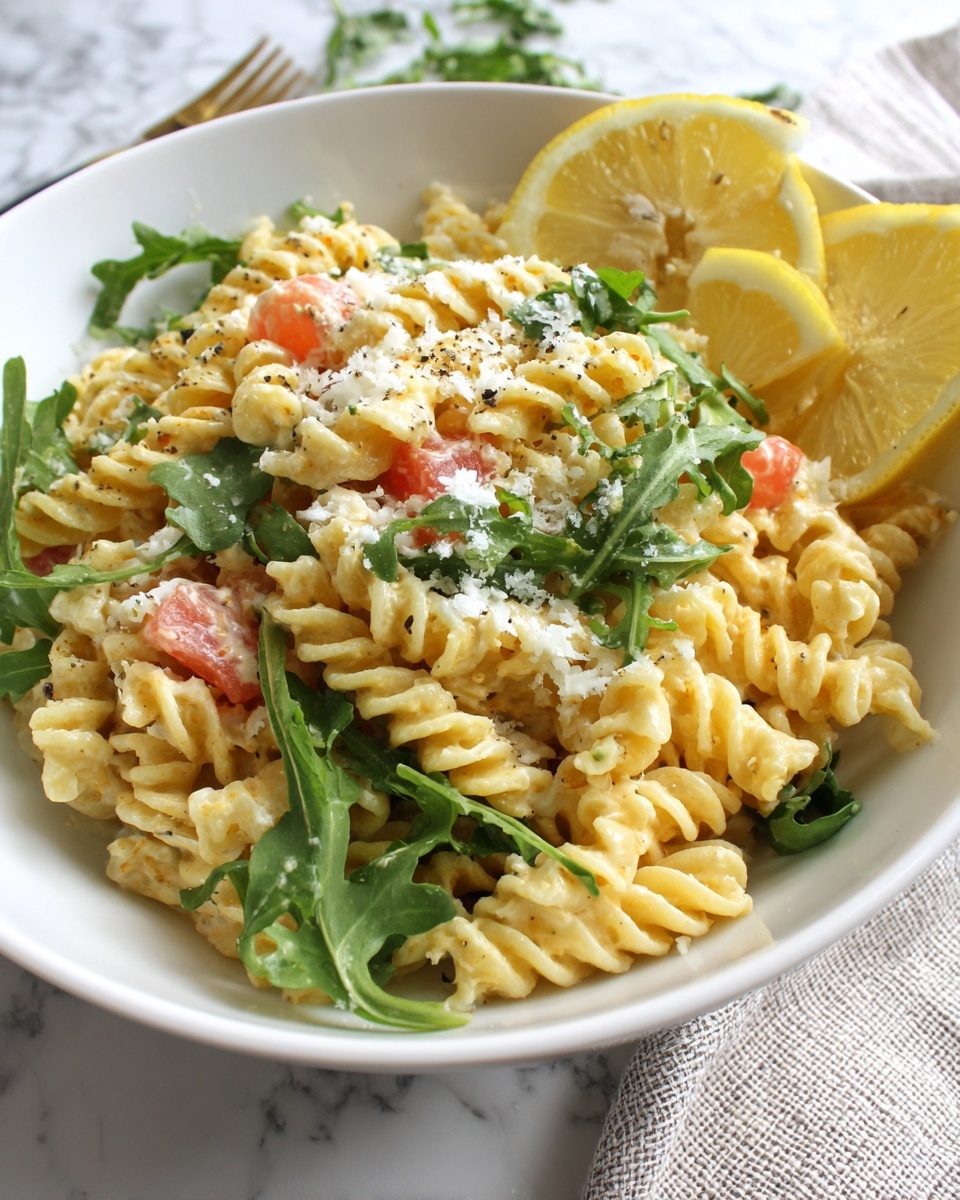 Lemon Basil Parmesan Pasta Salad Recipe - Recipe Image