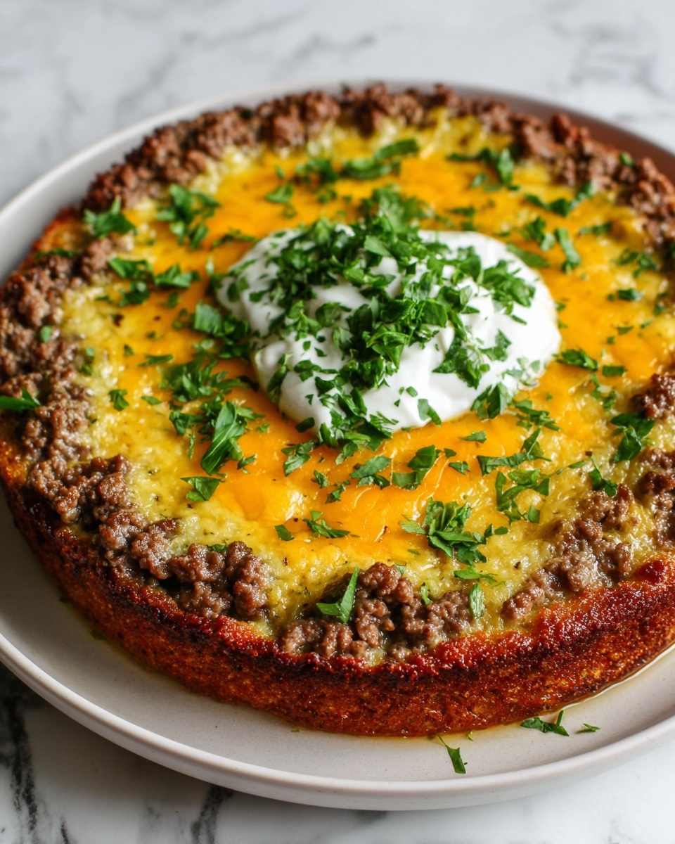 Cheesy One Pot Cowboy Casserole Recipe - Recipe Image