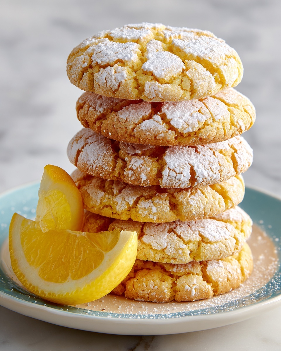 Gluten-Free Almond Flour Lemon Cookies Recipe - Recipe Image