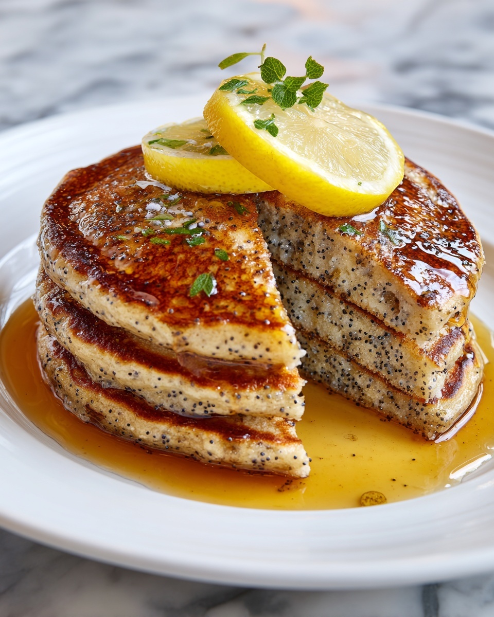 Lemon Poppy Seed Pancakes Recipe - Recipe Image