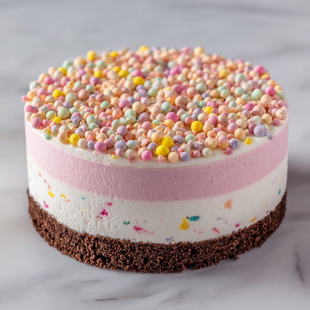 Funfetti Ice Cream Cake Recipe - Recipe Image