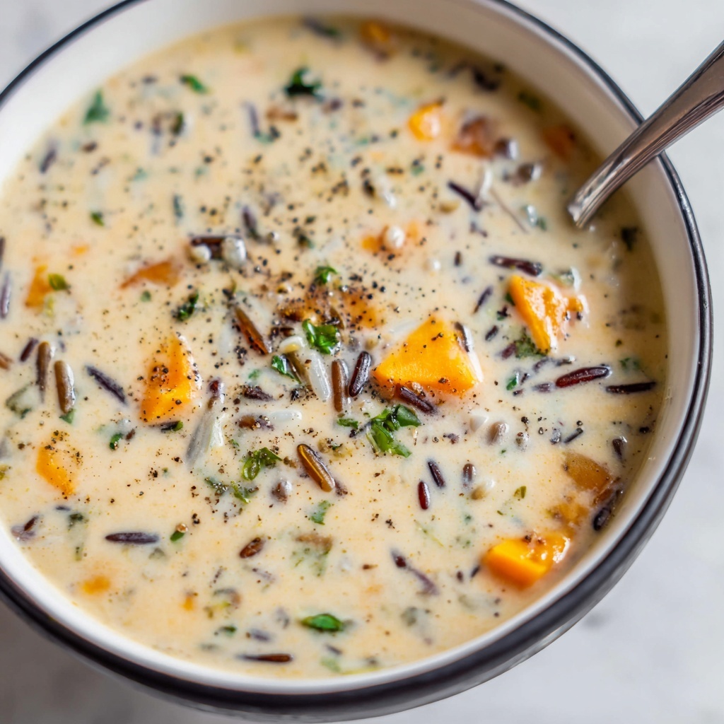Cozy Autumn Wild Rice Soup Recipe - Recipe Image