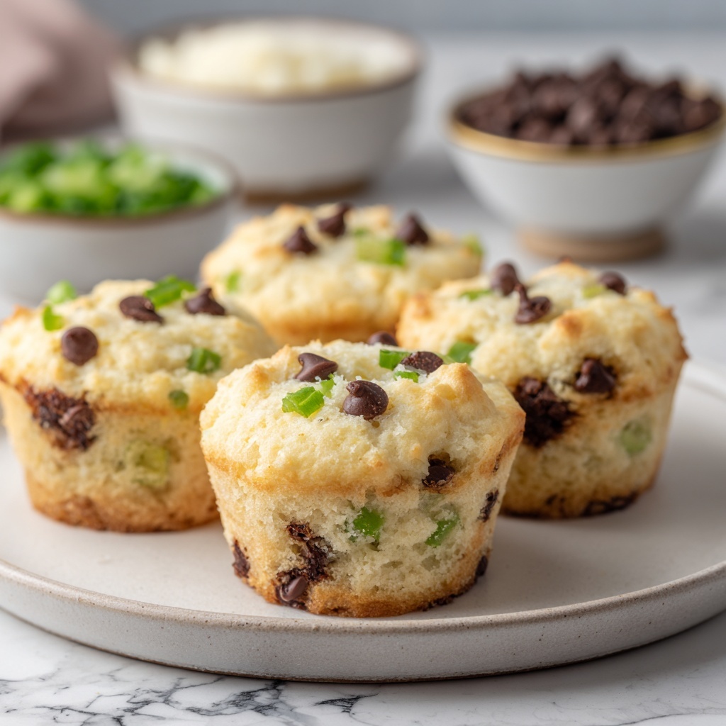 Chocolate Chip Zucchini Muffins Recipe - Recipe Image