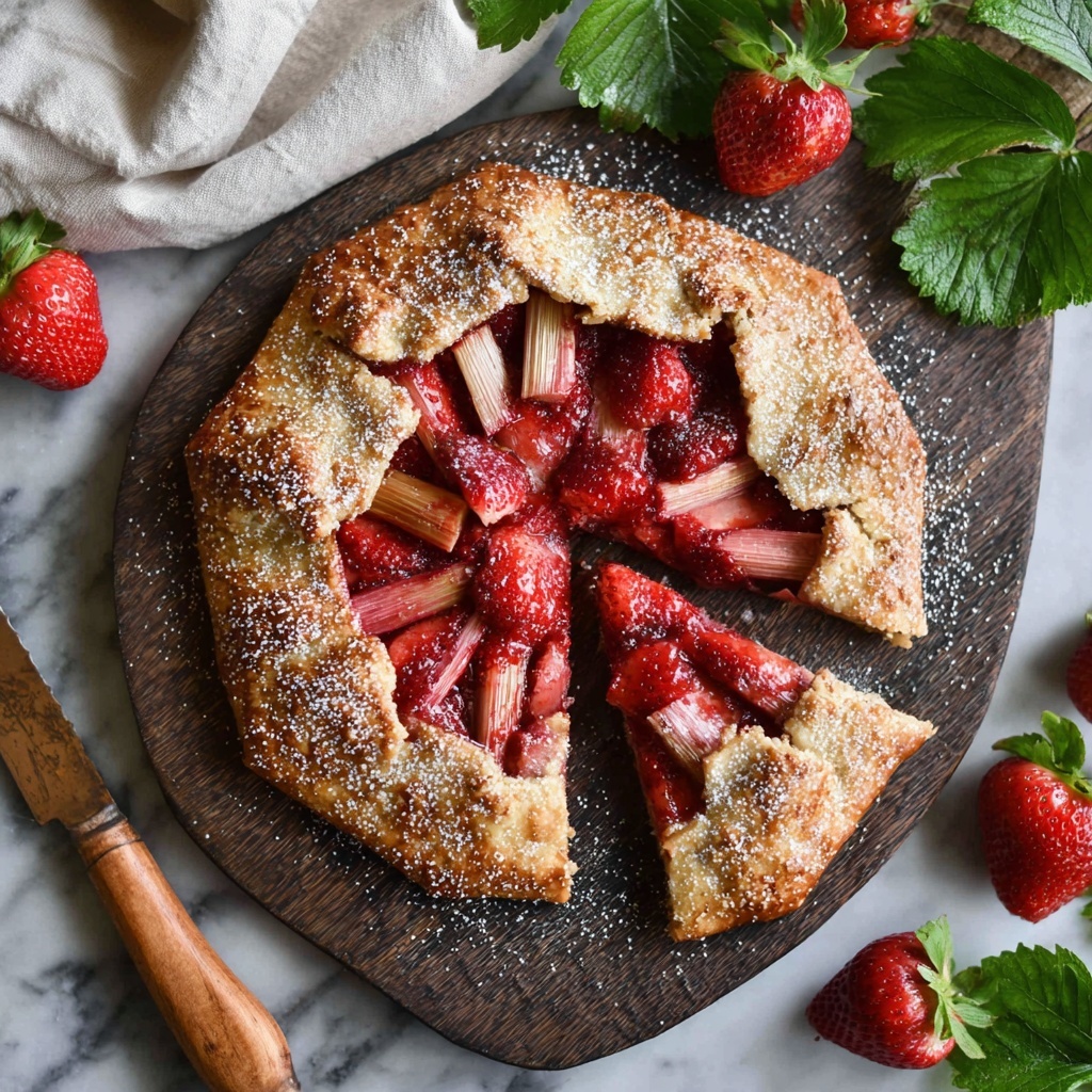 Strawberry Rhubarb Galettes Recipe - Recipe Image