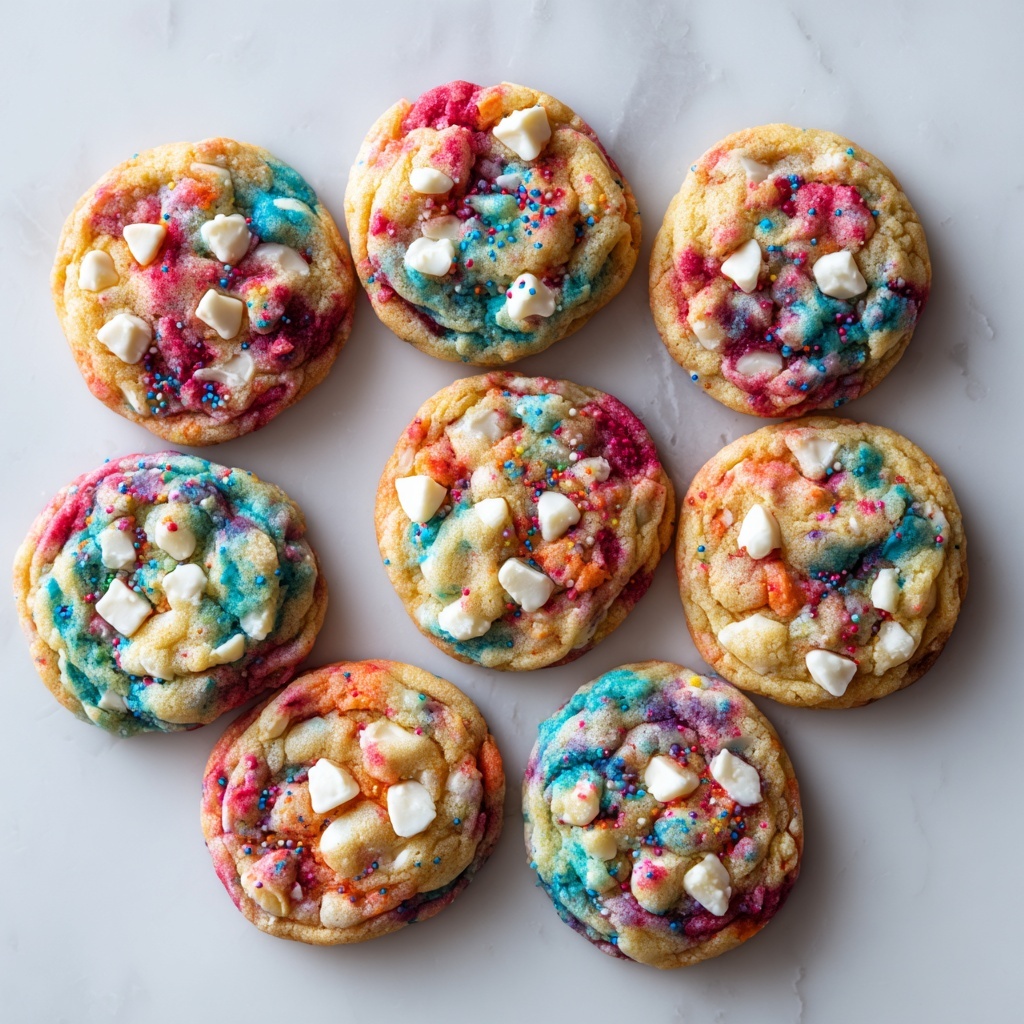 White Chocolate Confetti Cookies Recipe - Recipe Image