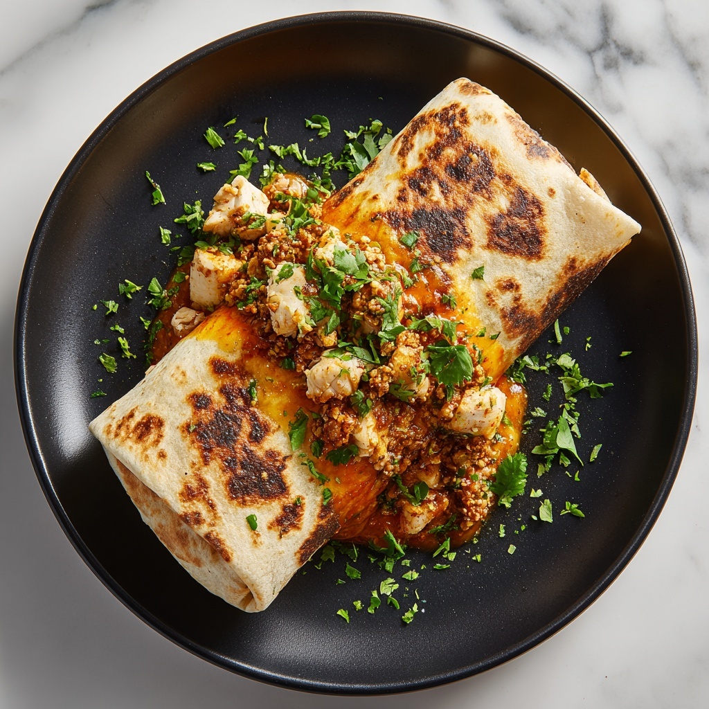 Baked Chicken Chimichangas Recipe - Recipe Image