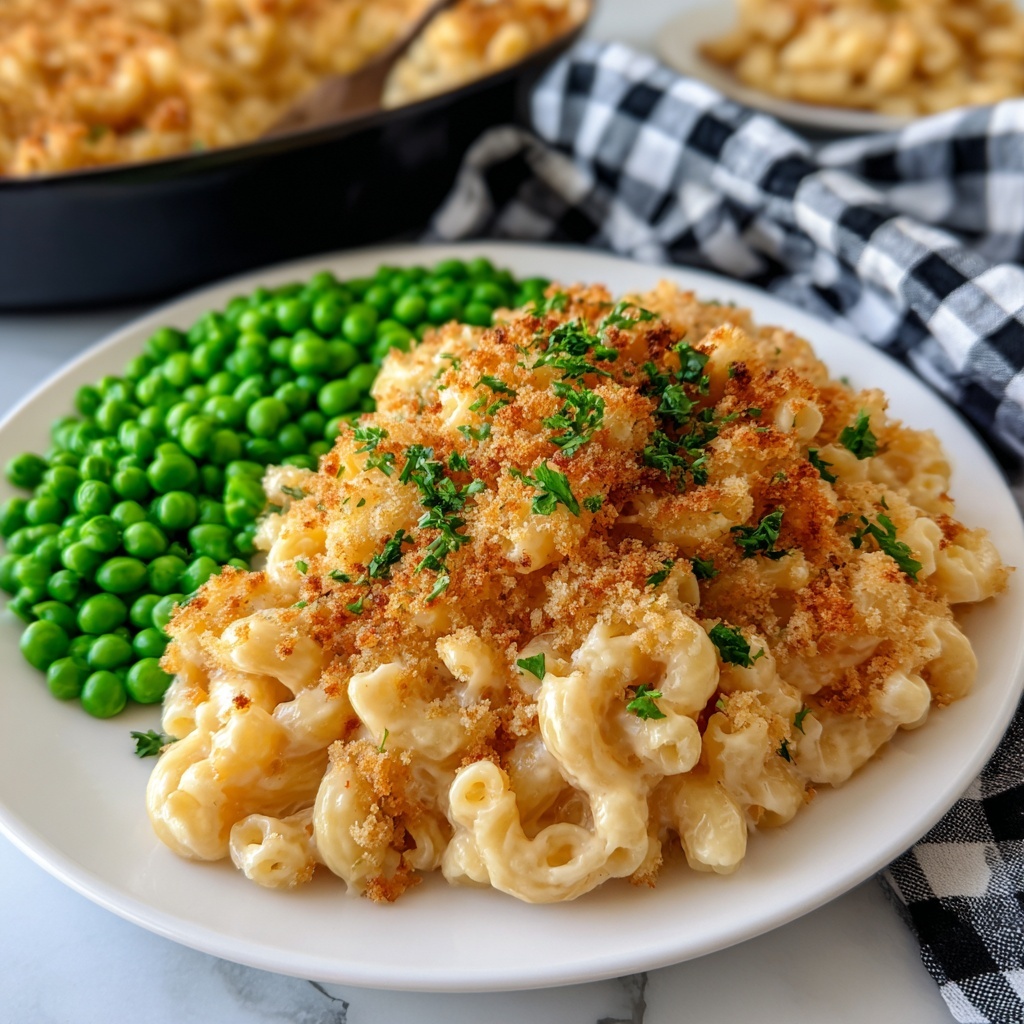 Parmesan Garlic Chicken Mac and Cheese Recipe - Recipe Image