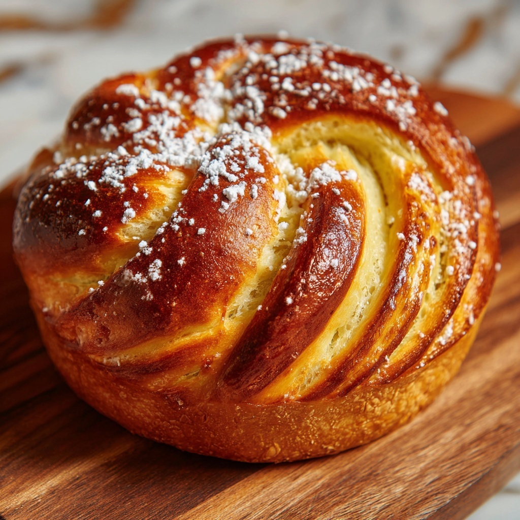 Classic Ensaymada Bread Recipe - Recipe Image