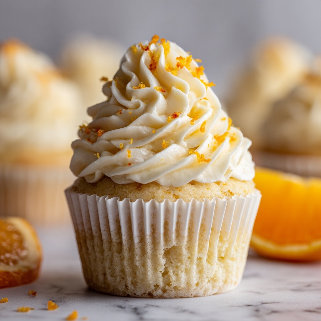 Orange Creamsicle Cupcakes Recipe - Recipe Image