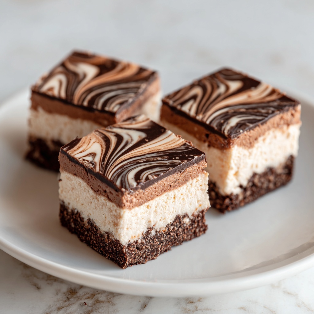 Nutella Cheesecake Bars Recipe - Recipe Image