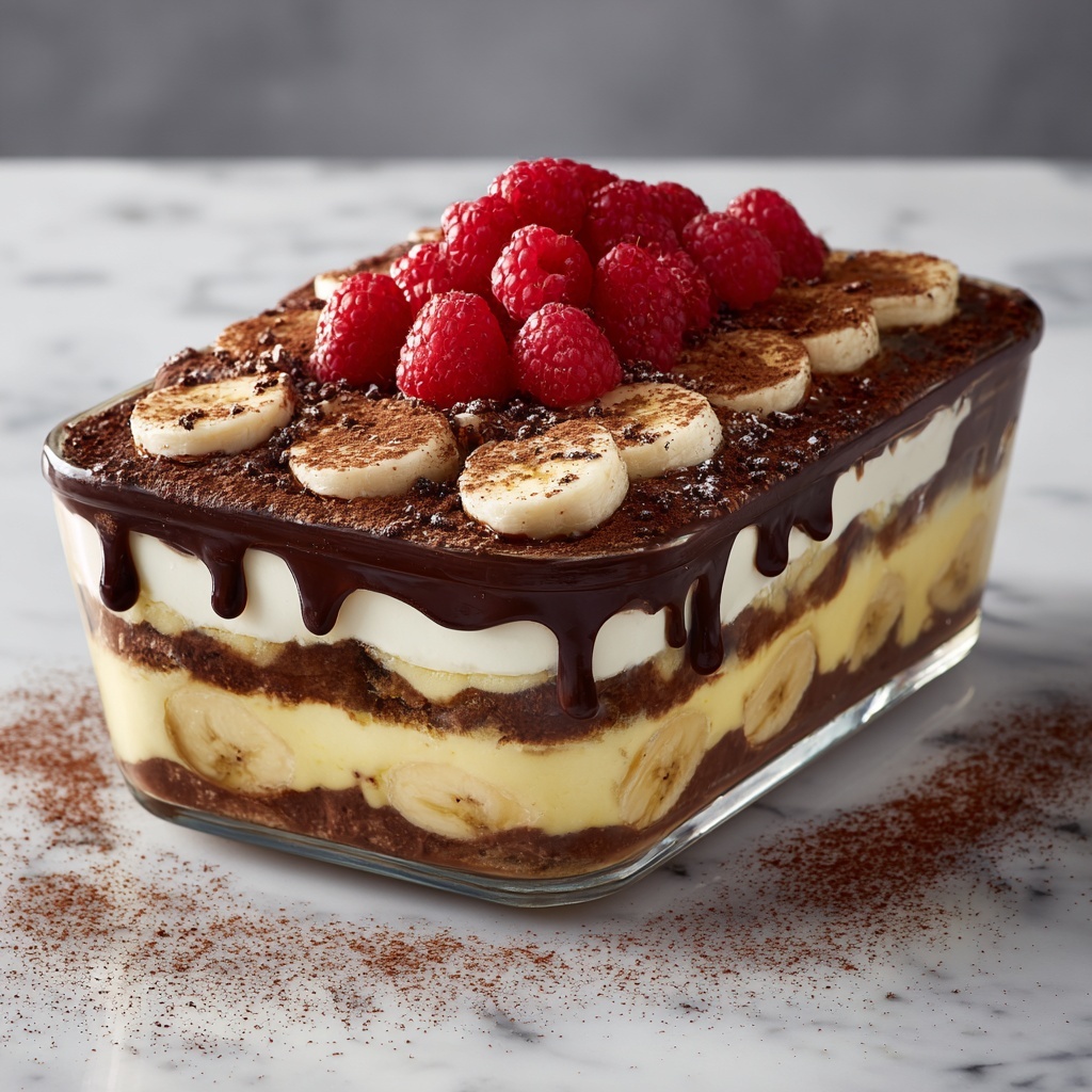 No Bake Banana Split Dessert Recipe - Recipe Image