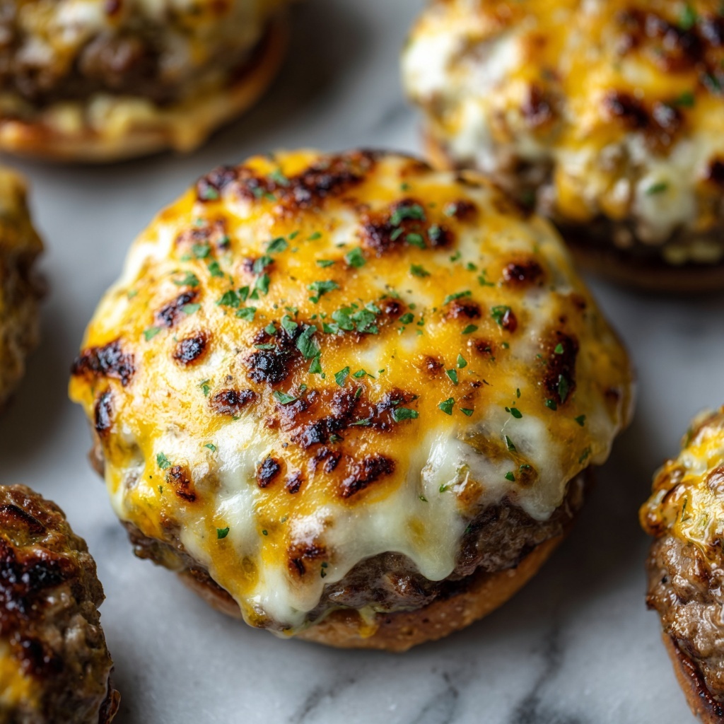 Garlic Parmesan Chicken Meatloaves Recipe - Recipe Image