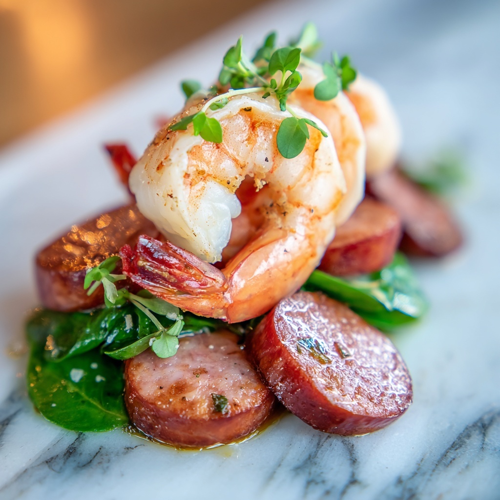 Shrimp and Sausage Cabbage Bowl Recipe - Recipe Image